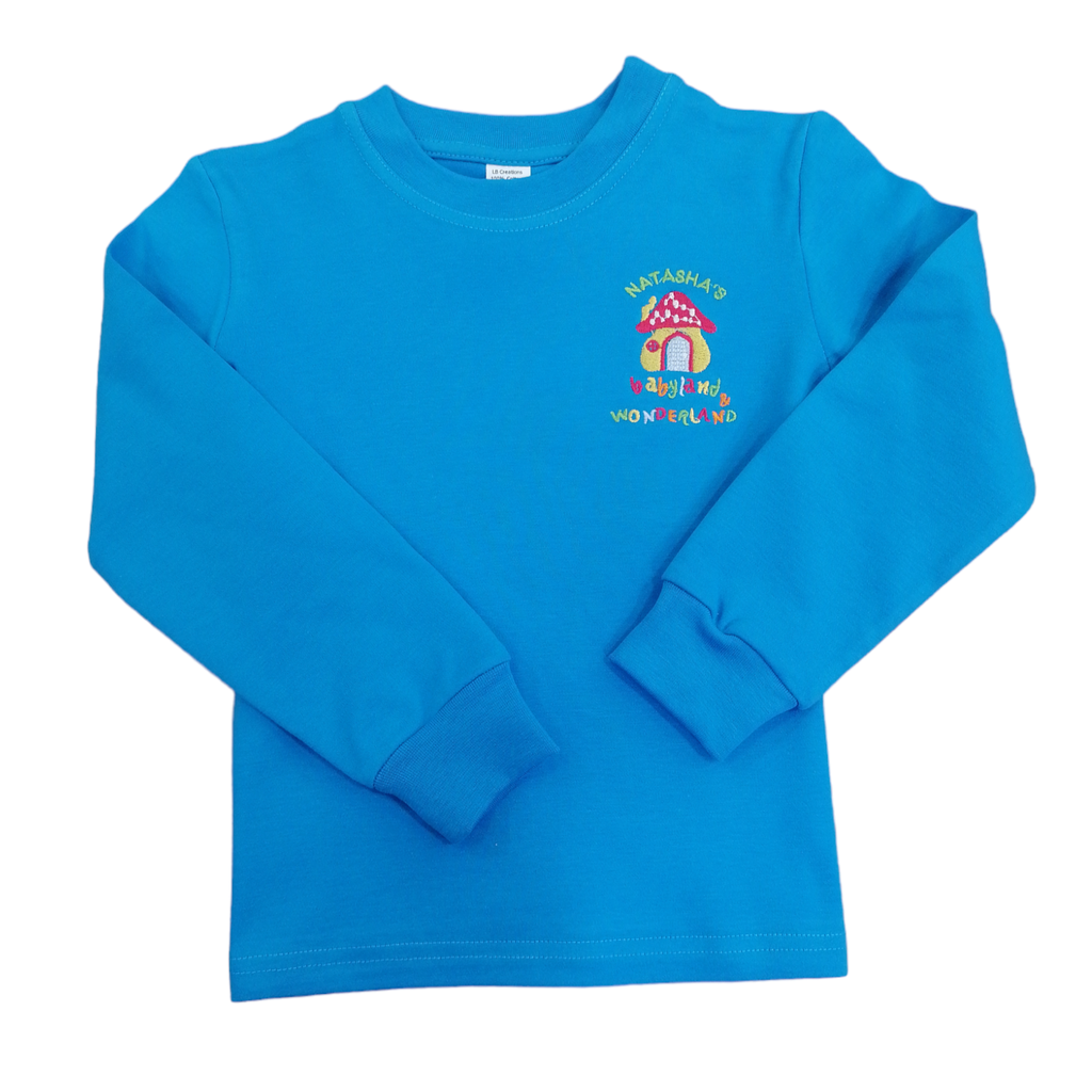 Turquoise Long-Sleeved T-shirt