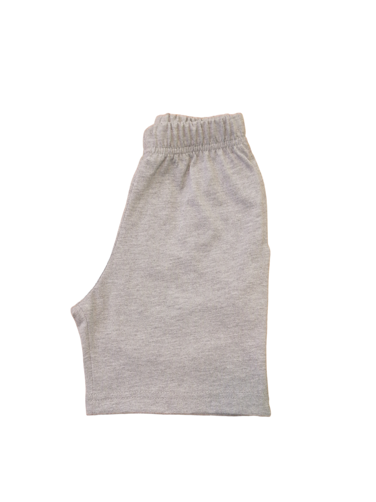 Γκρι σορτς με κόκκινες λεπτομέρειες 