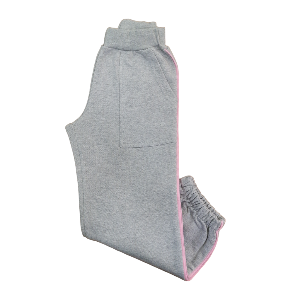 Girls' Jogging Pants with Pink Details 