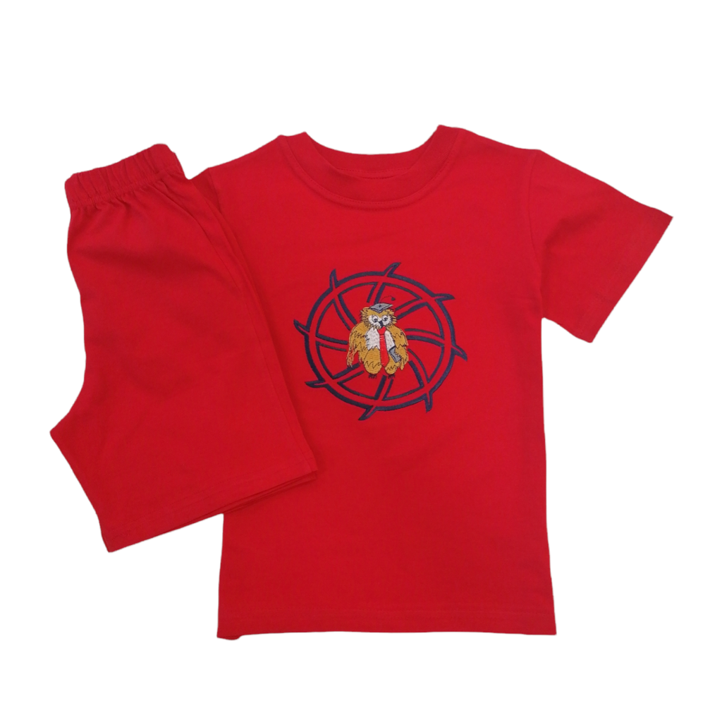 Red T-shirt &amp; Shorts