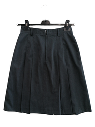 Grey Pleated Skirt
